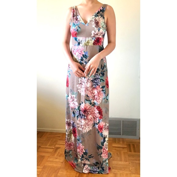NWT 🌸 Floral Silky Dress - Picture 4 of 8